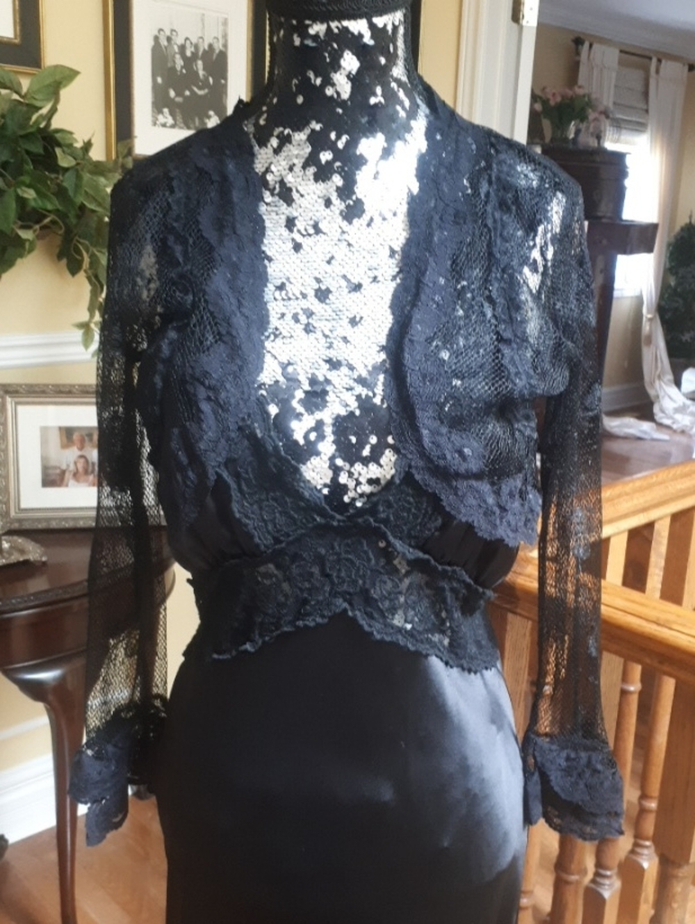 Black Lace Bolero Shrug